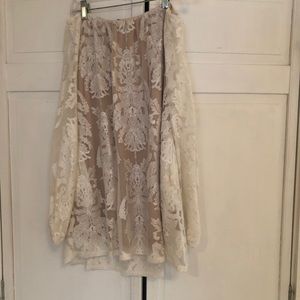 For Love&Lemons White Lace Off the Shoulder Dress